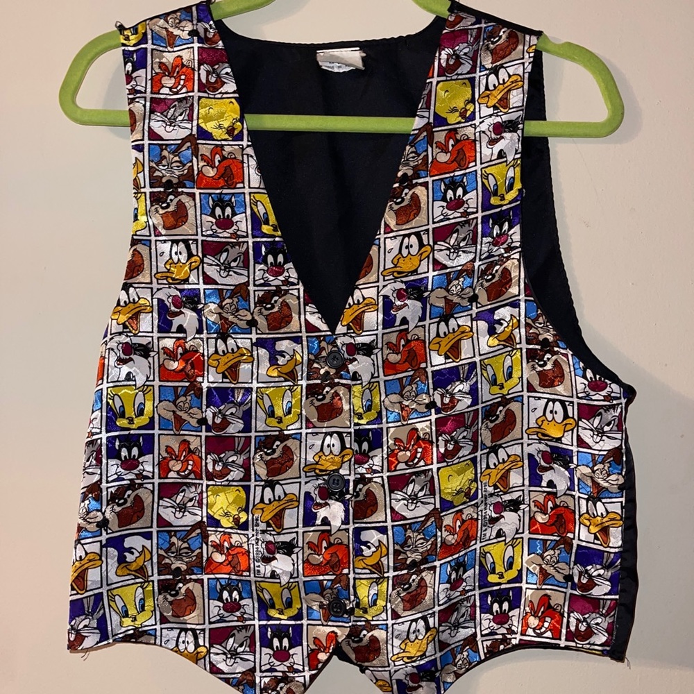 Rare Vtg 1994 Looney Tunes Women’s Button Up